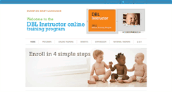 Desktop Screenshot of dbltrainingcenter.com